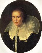 MOREELSE, Paulus Portrait of a Young Woman with a String of Pearls oil painting